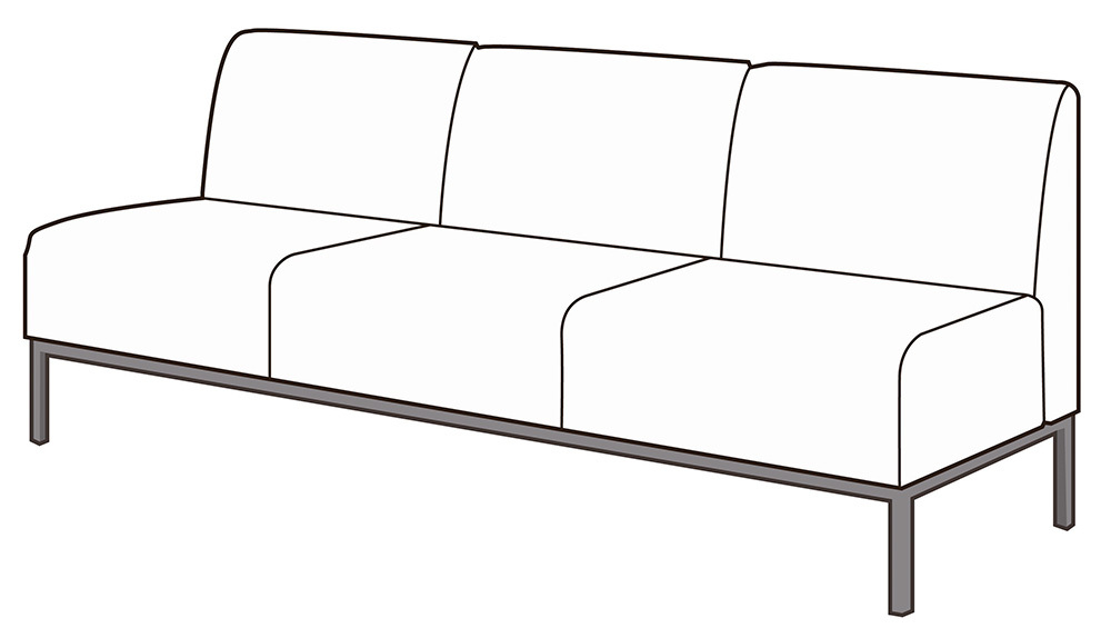 Диван 3-х местный Сигма Лайт