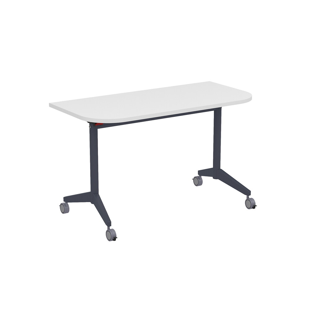 Складной радиусный стол-трансформер Simple с фиксаторами