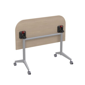 Складной радиусный стол-трансформер Simple с фиксаторами