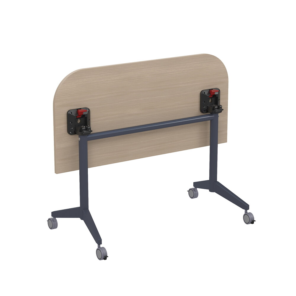 Складной радиусный стол-трансформер Simple с фиксаторами