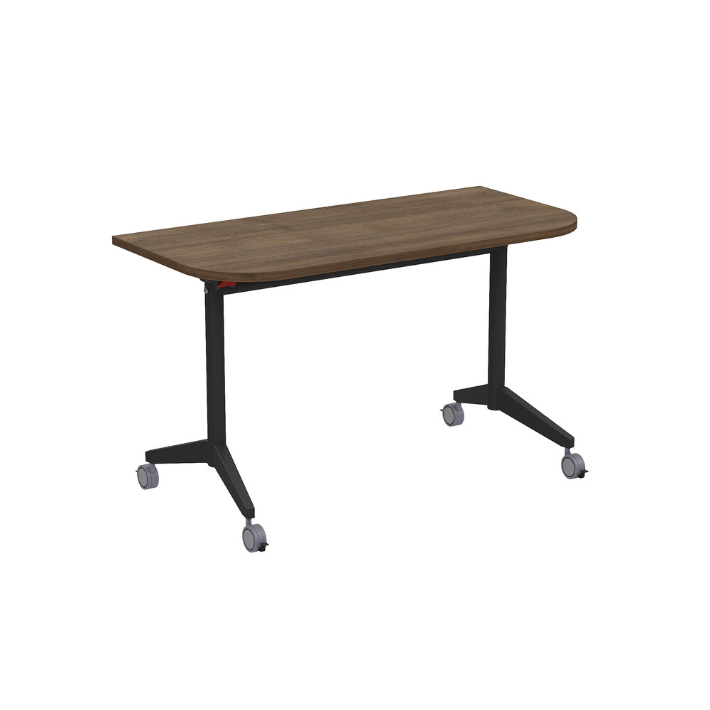 Складной радиусный стол-трансформер Simple с фиксаторами