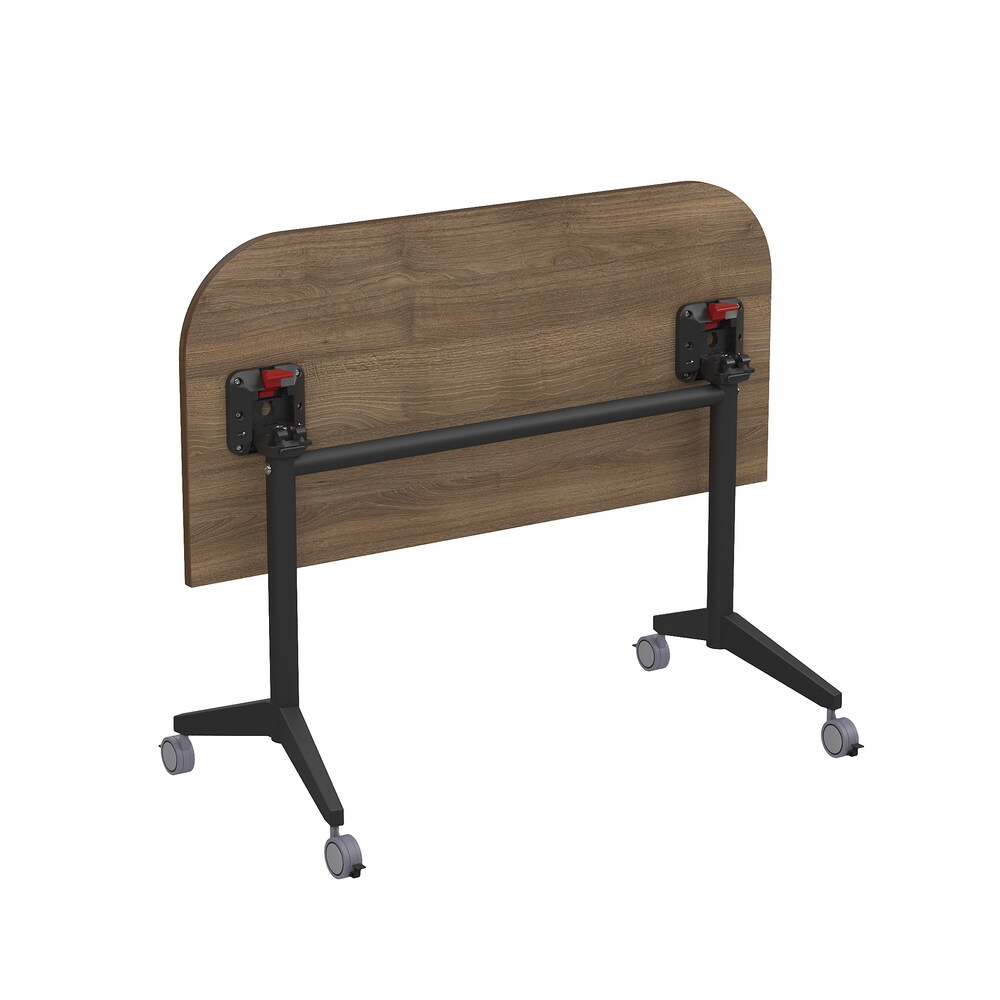 Складной радиусный стол-трансформер Simple с фиксаторами