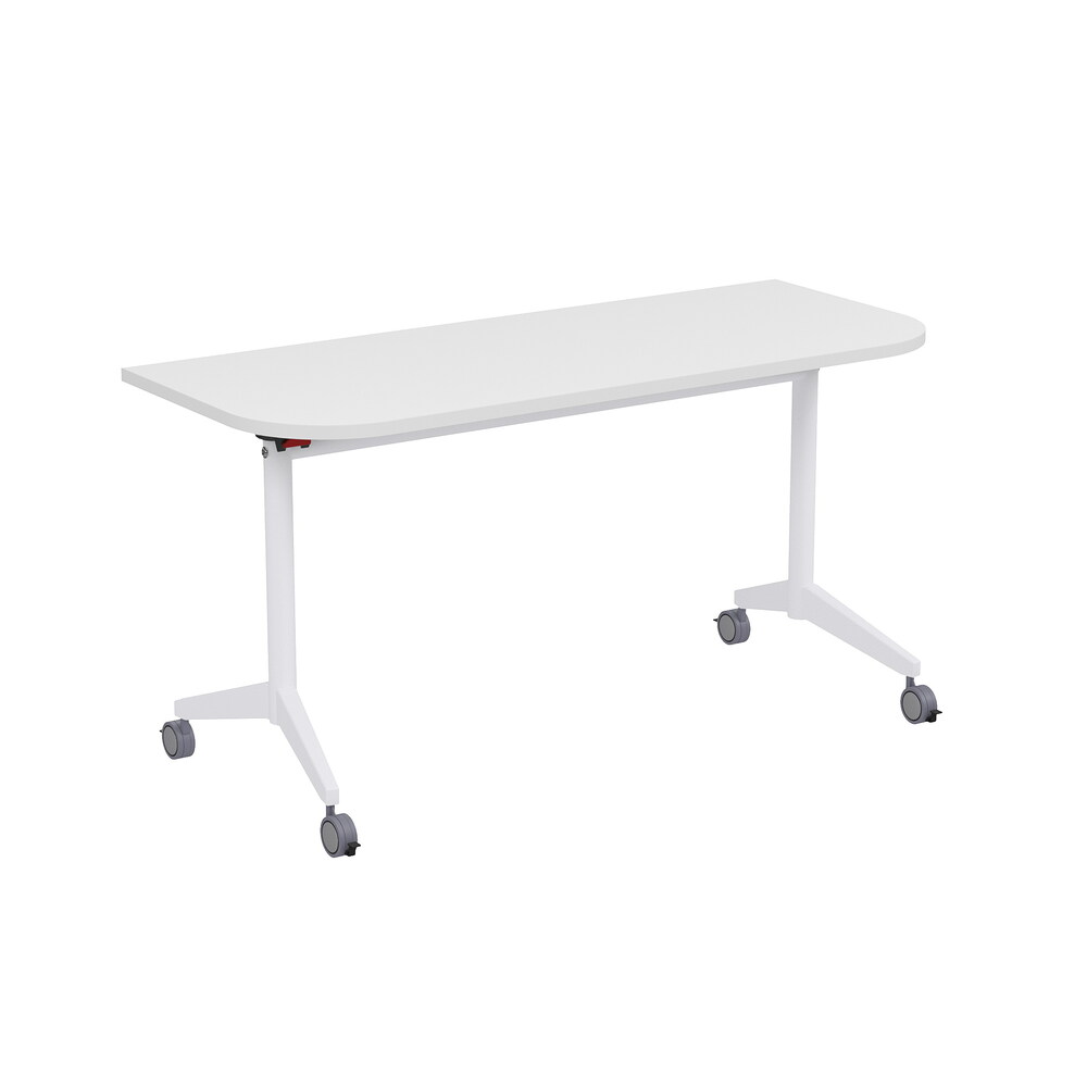 Складной радиусный стол-трансформер Simple с фиксаторами