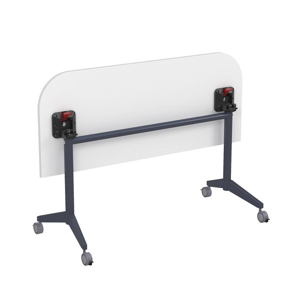 Складной радиусный стол-трансформер Simple с фиксаторами