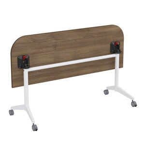 Складной радиусный стол-трансформер Simple с фиксаторами