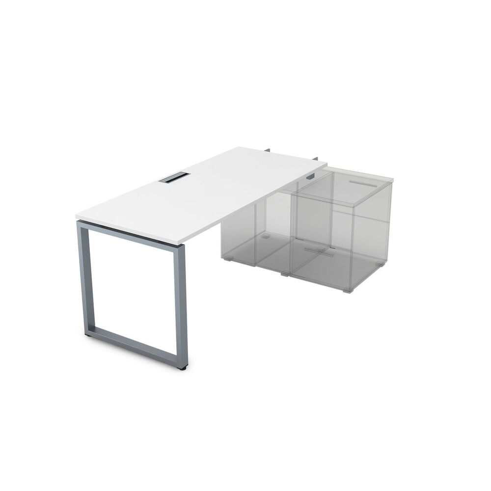 Стол системы БЕНЧ прямолинейный, для крепления на тумбу, начальный