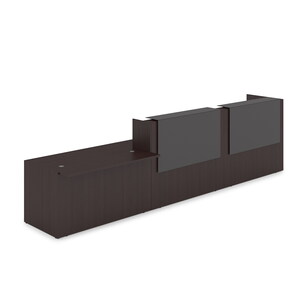 Комплект Ресепшн с фартуком HPL (без подсветки)