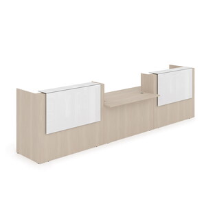 Комплект Ресепшн с фартуком HPL (без подсветки)