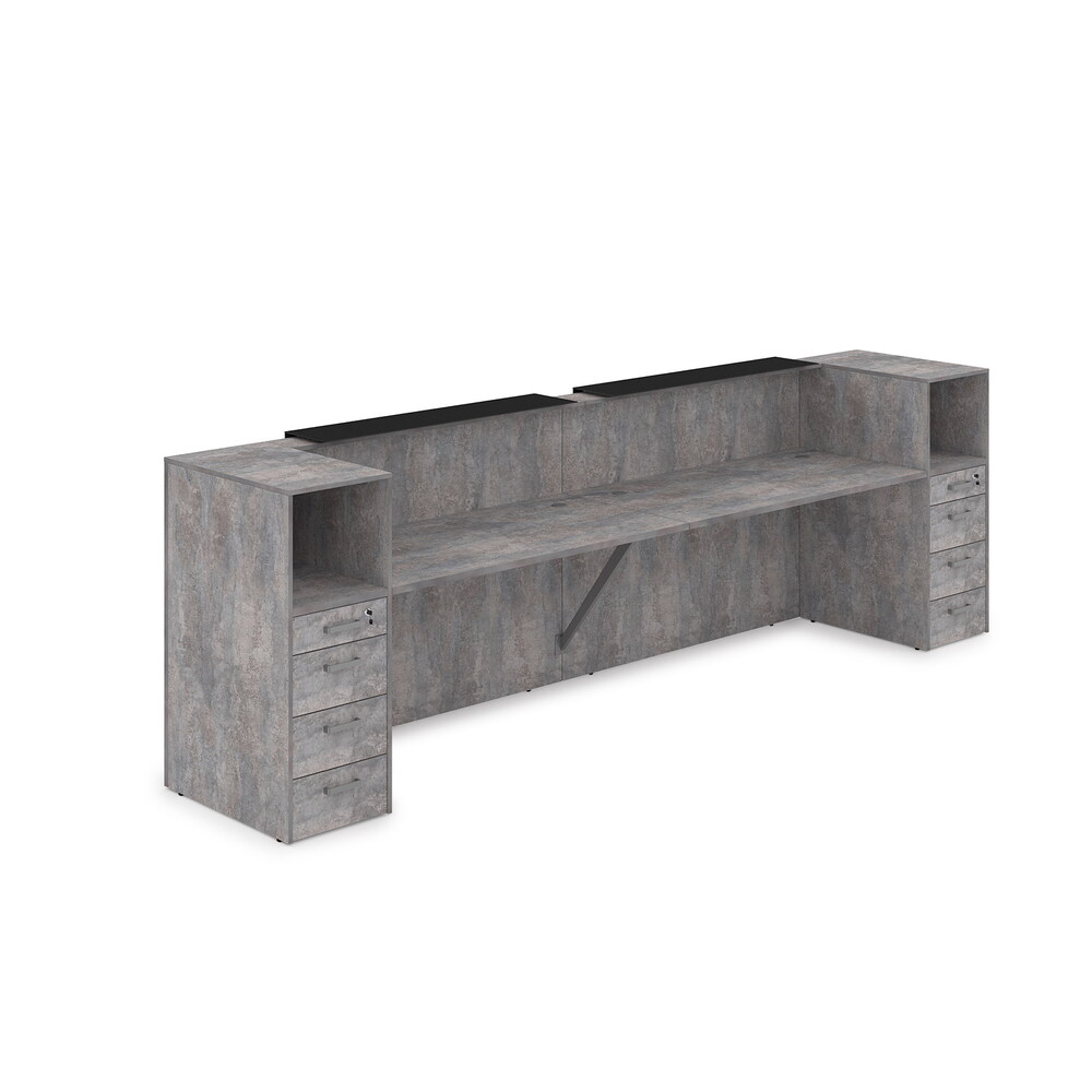 Комплект Ресепшн с фартуком HPL (без подсветки)