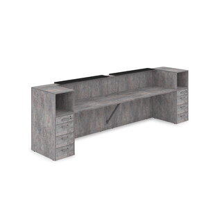 Комплект Ресепшн с фартуком HPL (без подсветки)