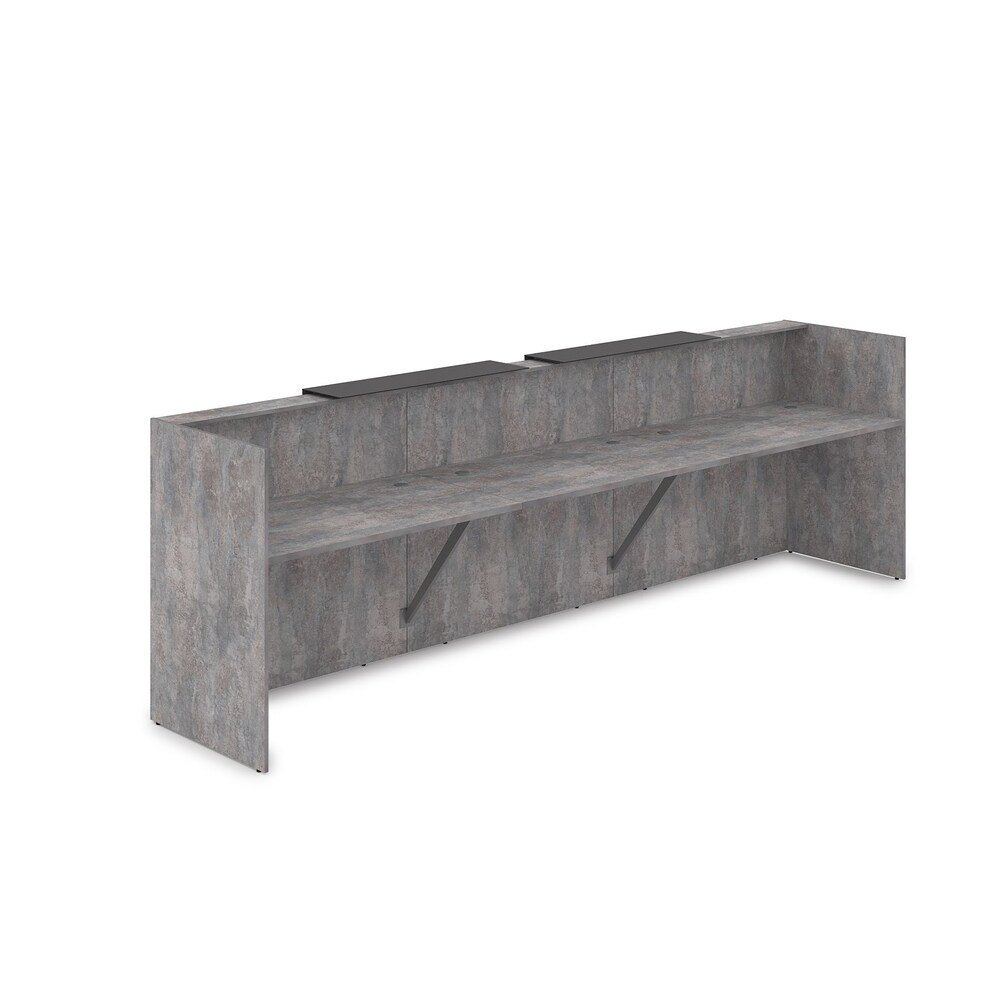 Комплект Ресепшн с фартуком HPL (с подсветкой)