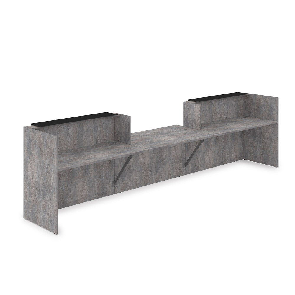 Комплект Ресепшн с фартуком HPL (с подсветкой)