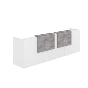 Комплект Ресепшн с фартуком ЛДСП (без подсветки)