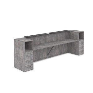 Комплект Ресепшн с фартуком ЛДСП (без подсветки)