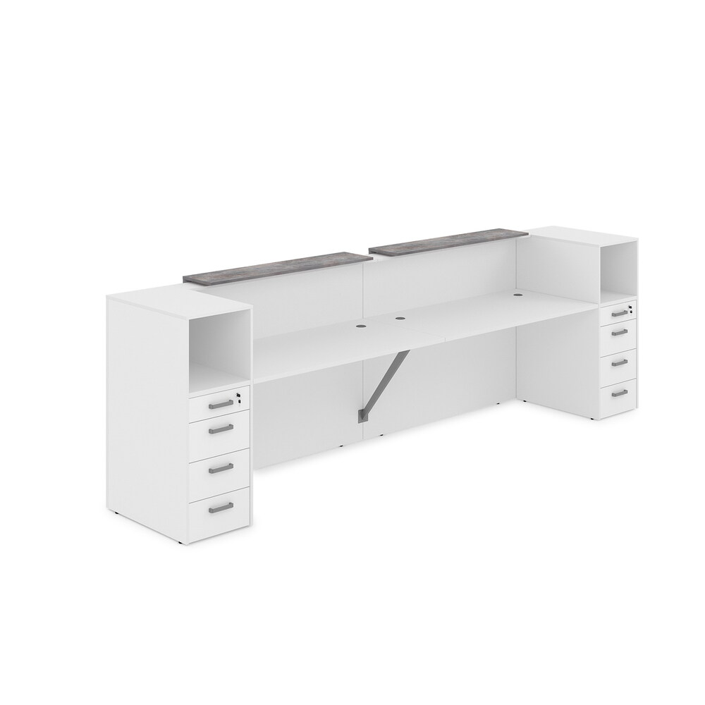 Комплект Ресепшн с фартуком ЛДСП (без подсветки)