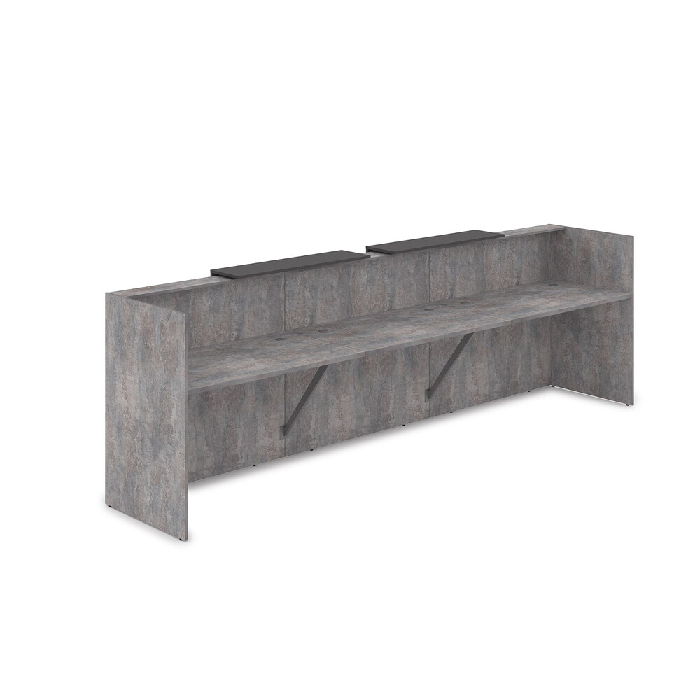 Комплект Ресепшн с фартуком ЛДСП (с подсветкой)