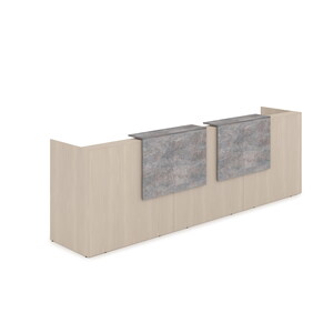 Комплект Ресепшн с фартуком ЛДСП (с подсветкой)