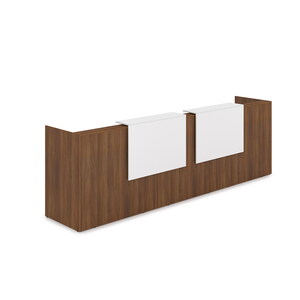 Комплект Ресепшн с фартуком ЛДСП (с подсветкой)