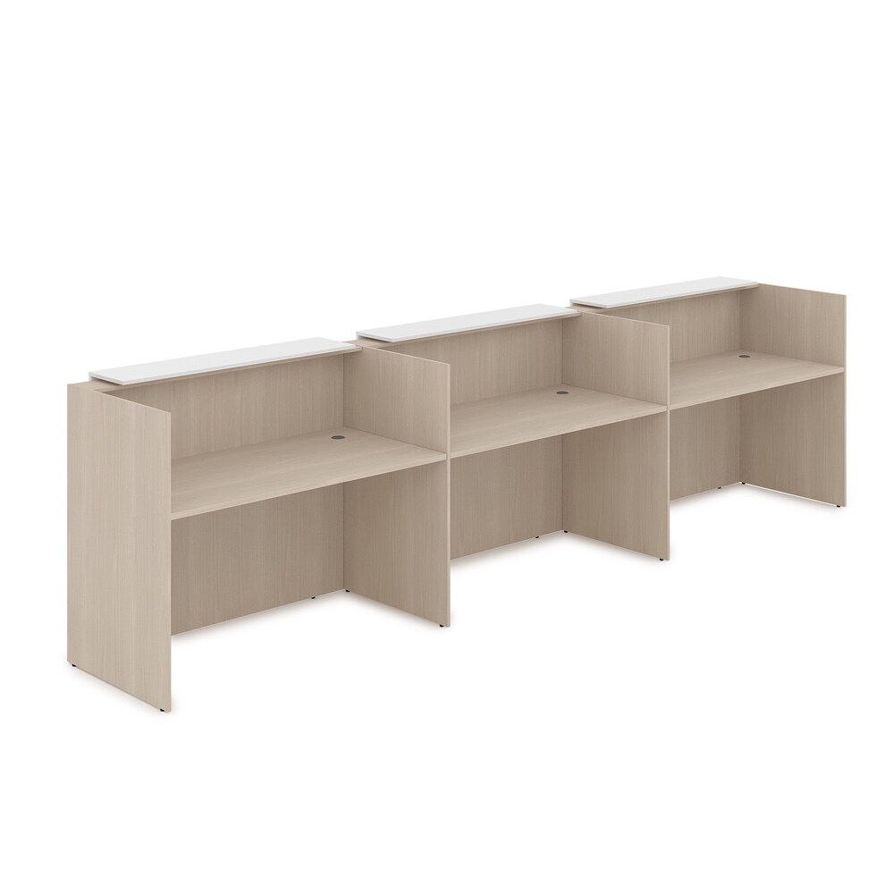 Комплект Ресепшн с фартуком ЛДСП (с подсветкой)