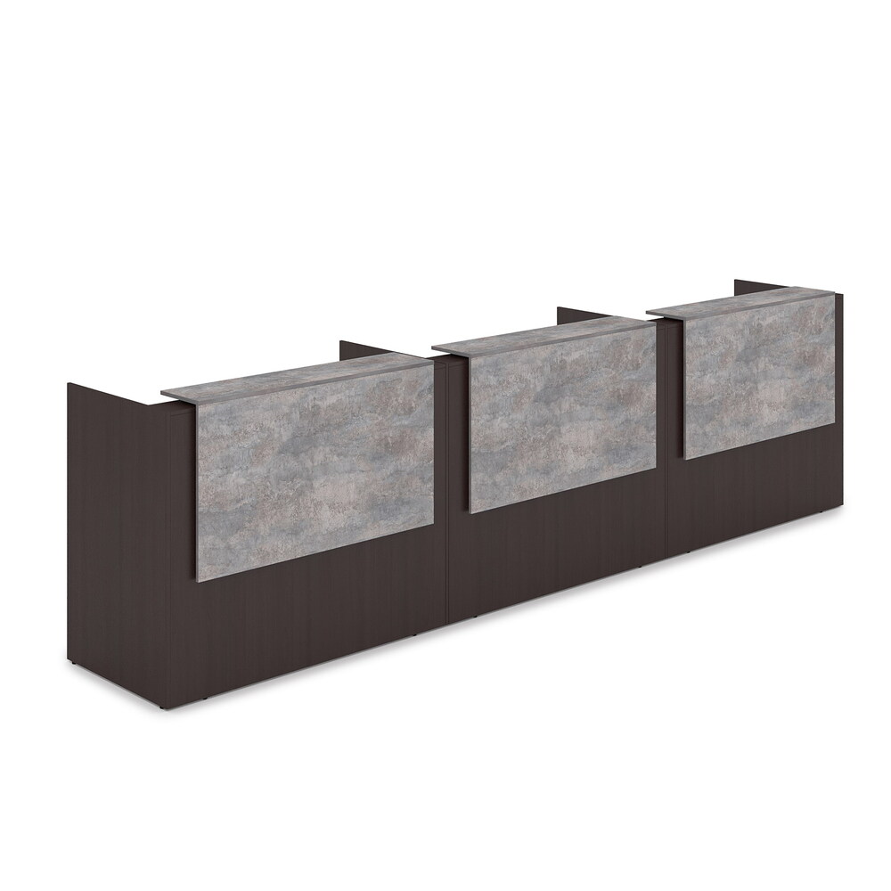 Комплект Ресепшн с фартуком ЛДСП (с подсветкой)