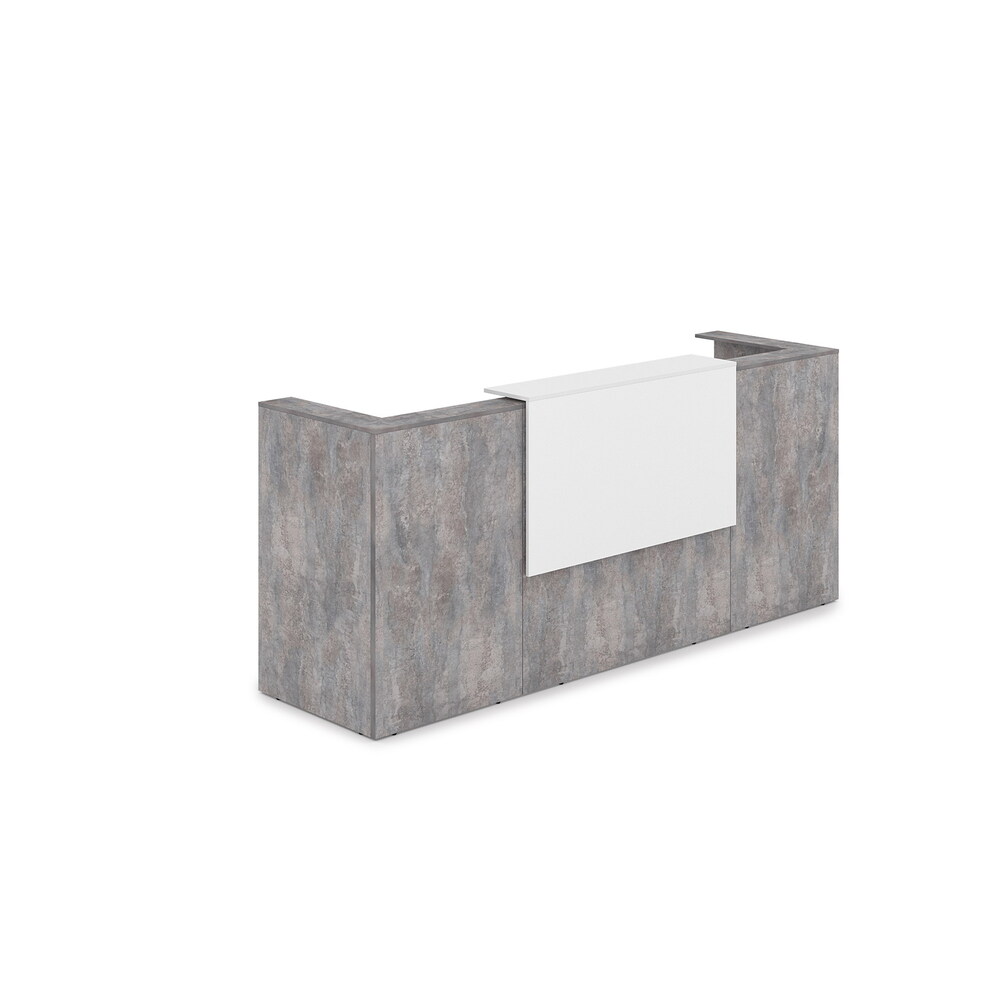 Комплект Ресепшн с фартуком ЛДСП (с подсветкой)