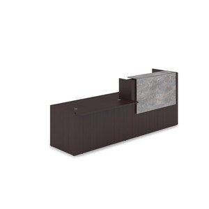 Комплект Ресепшн с фартуком ЛДСП (с подсветкой)