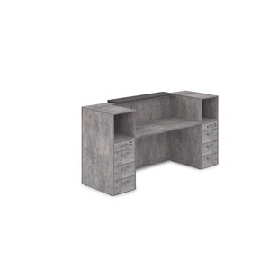 Комплект Ресепшн с фартуком ЛДСП (с подсветкой)