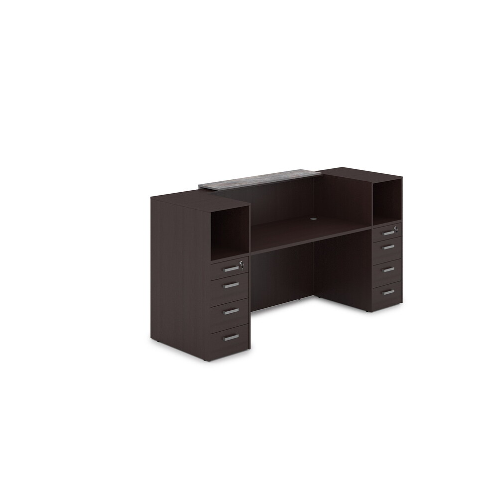 Комплект Ресепшн с фартуком ЛДСП (с подсветкой)