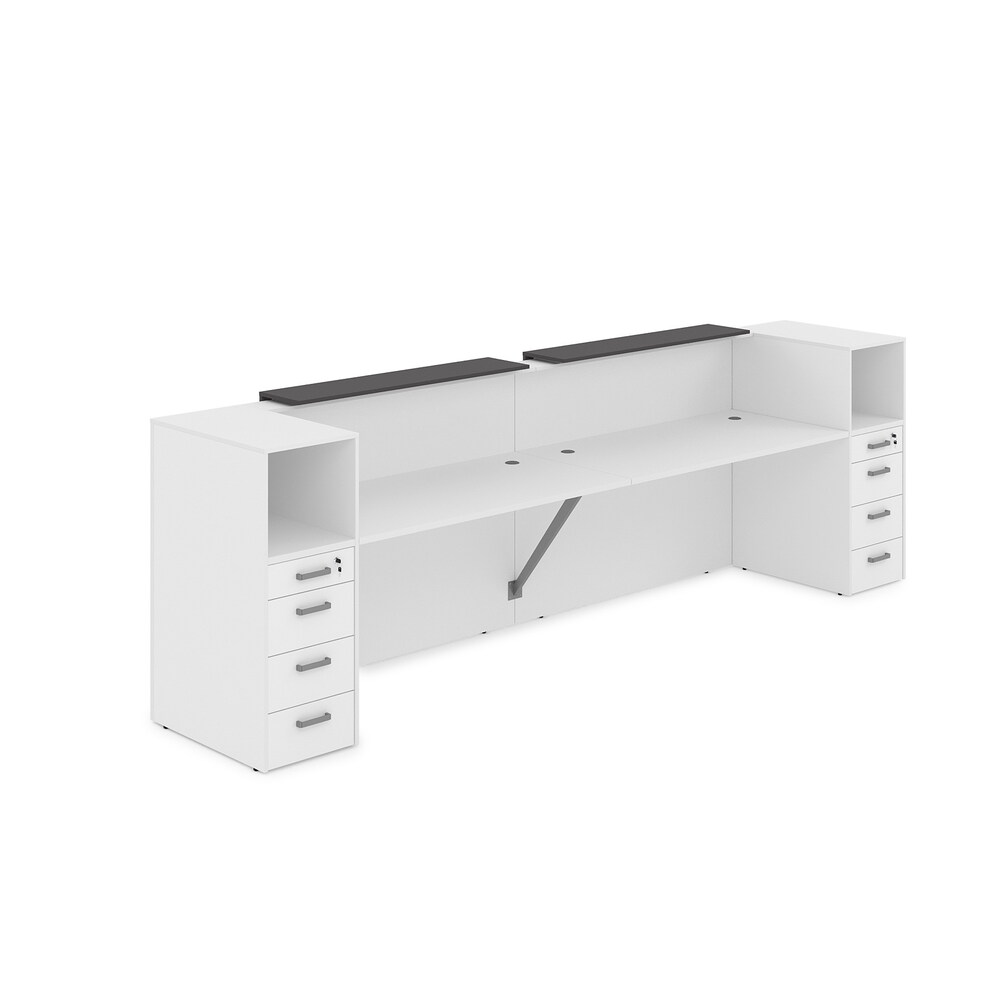 Комплект Ресепшн с фартуком ЛДСП (с подсветкой)