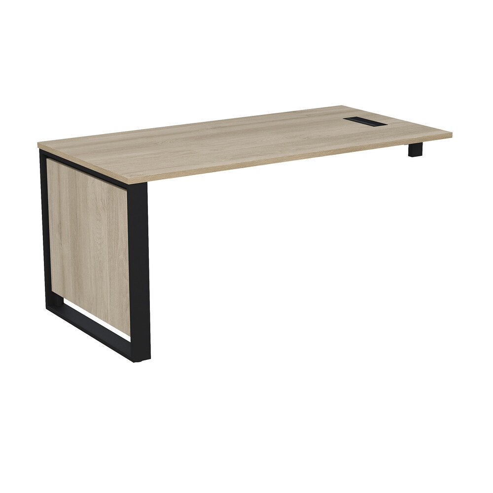 Стол рабочий с лючком, с опорным кронштейном