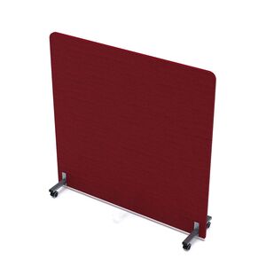 Акустическая мобильная перегородка на колесных опорах