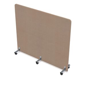 Акустическая мобильная перегородка на колесных опорах