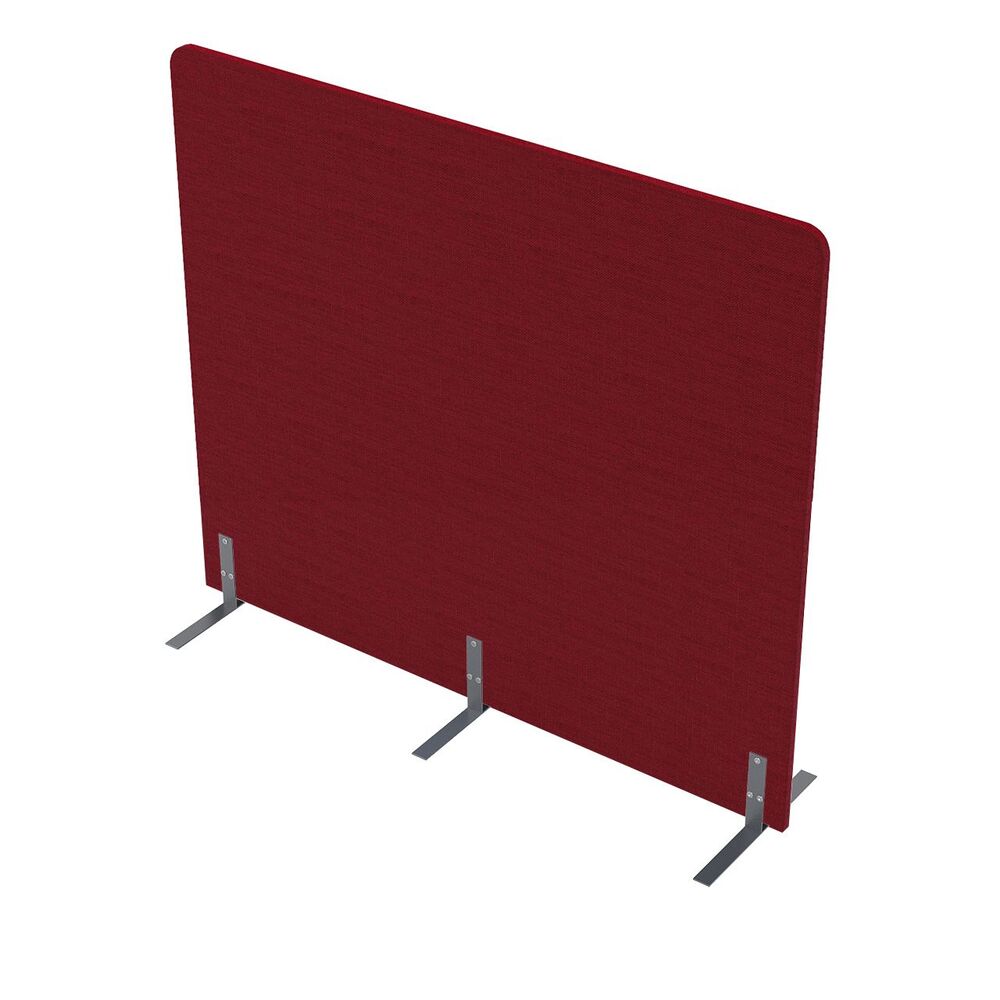 Акустическая мобильная перегородка на стационарных опорах