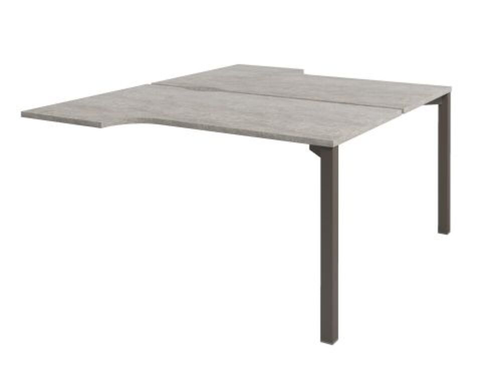 Бенч-система столов-тандемов эргономичная (конечная секция)