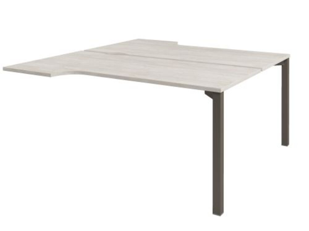 Бенч-система столов-тандемов эргономичная (конечная секция)