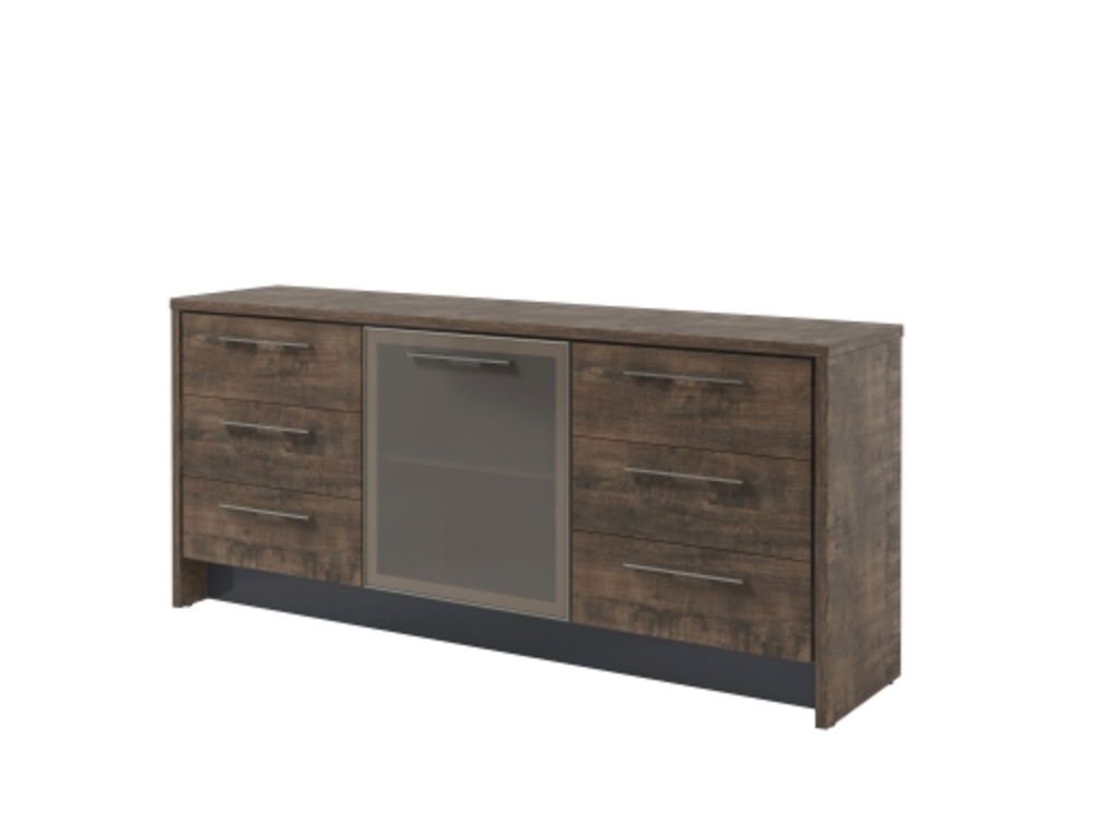 Тумба с дверью и 6 ящиками (левая)