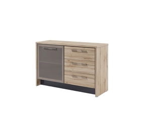 Тумба с дверью и 3 ящиками