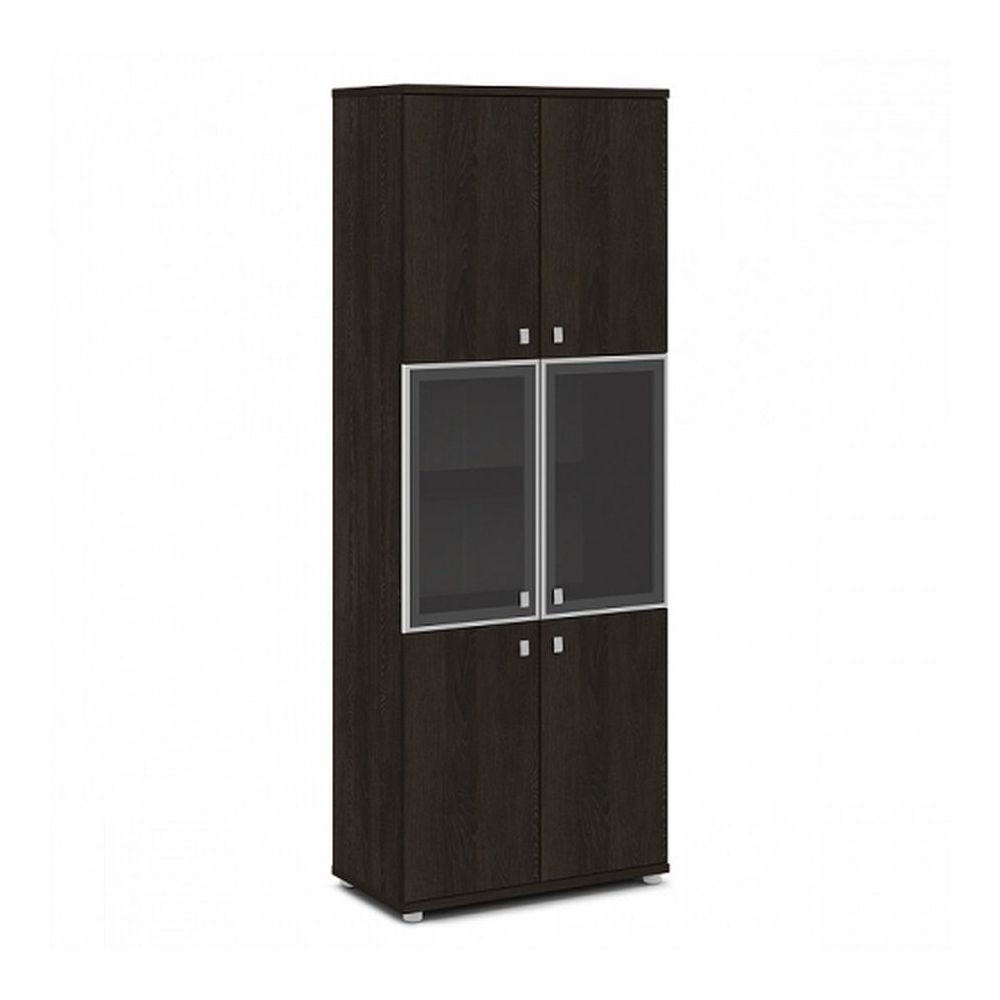 Шкаф со стеклом в алюминиевом профиле