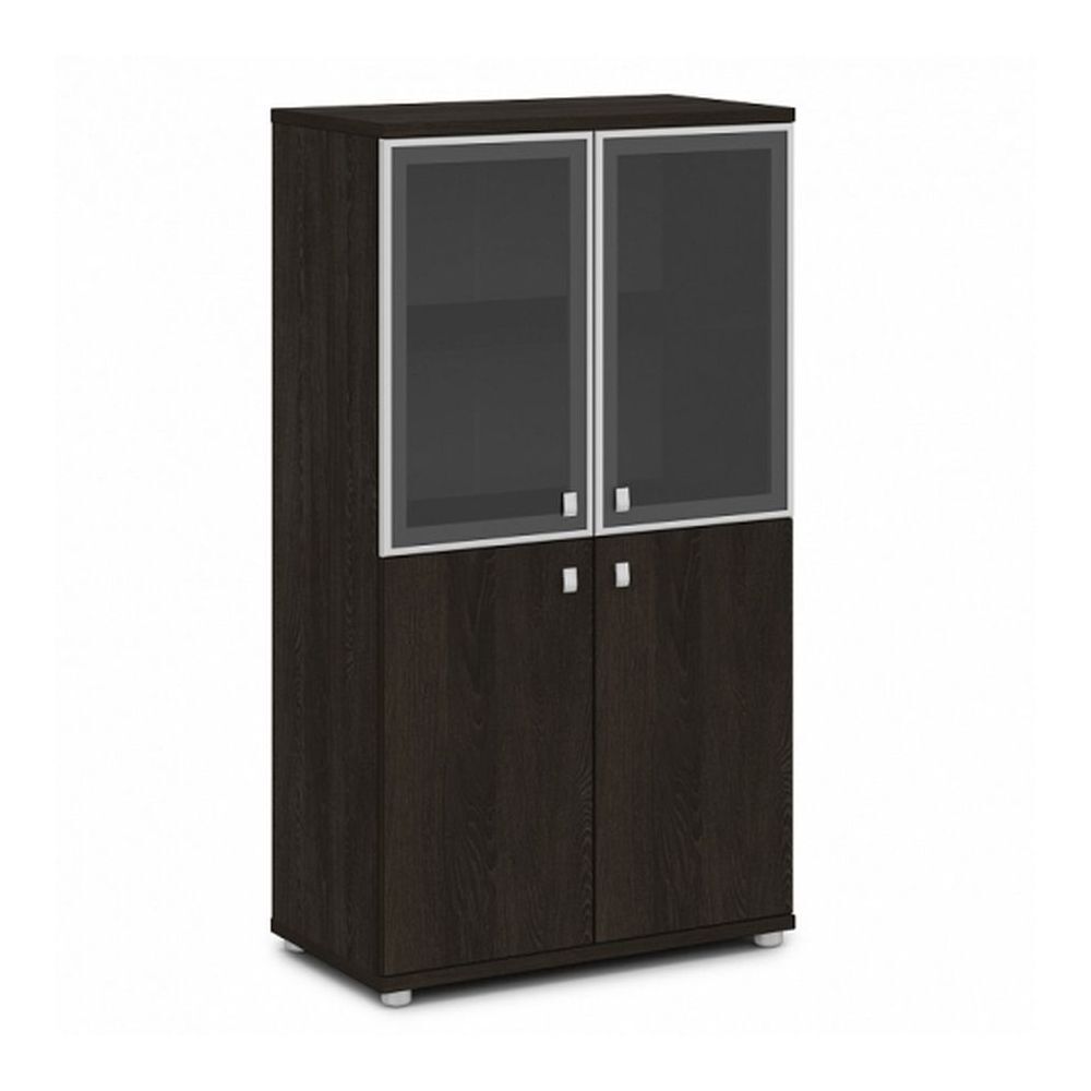 Шкаф со стеклом в алюминиевом профиле