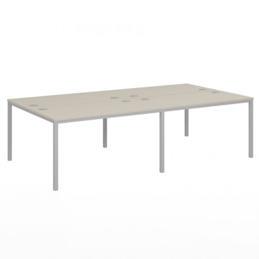 Бенч-система на 4 рабочих места на металлокаркасе "LITE"