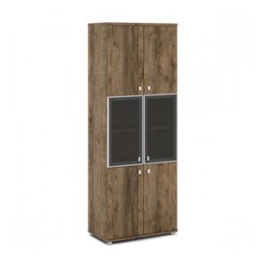 Шкаф со стеклом в алюминиевом профиле