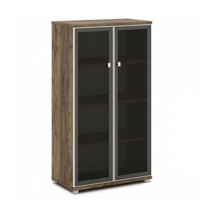 Шкаф со стеклом в алюминиевом профиле