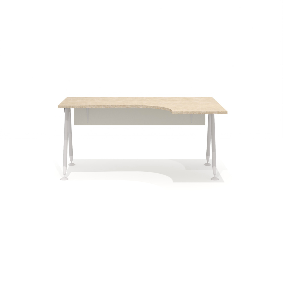 Эргономичный стол на металлокаркасе правый