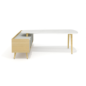 Конференц-стол с опорной тумбой