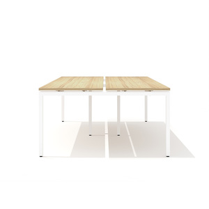 Двойная группа сдвоенного стола на металлокаркасе