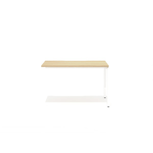 Стол промежуточный с вырезом на металлокаркасе