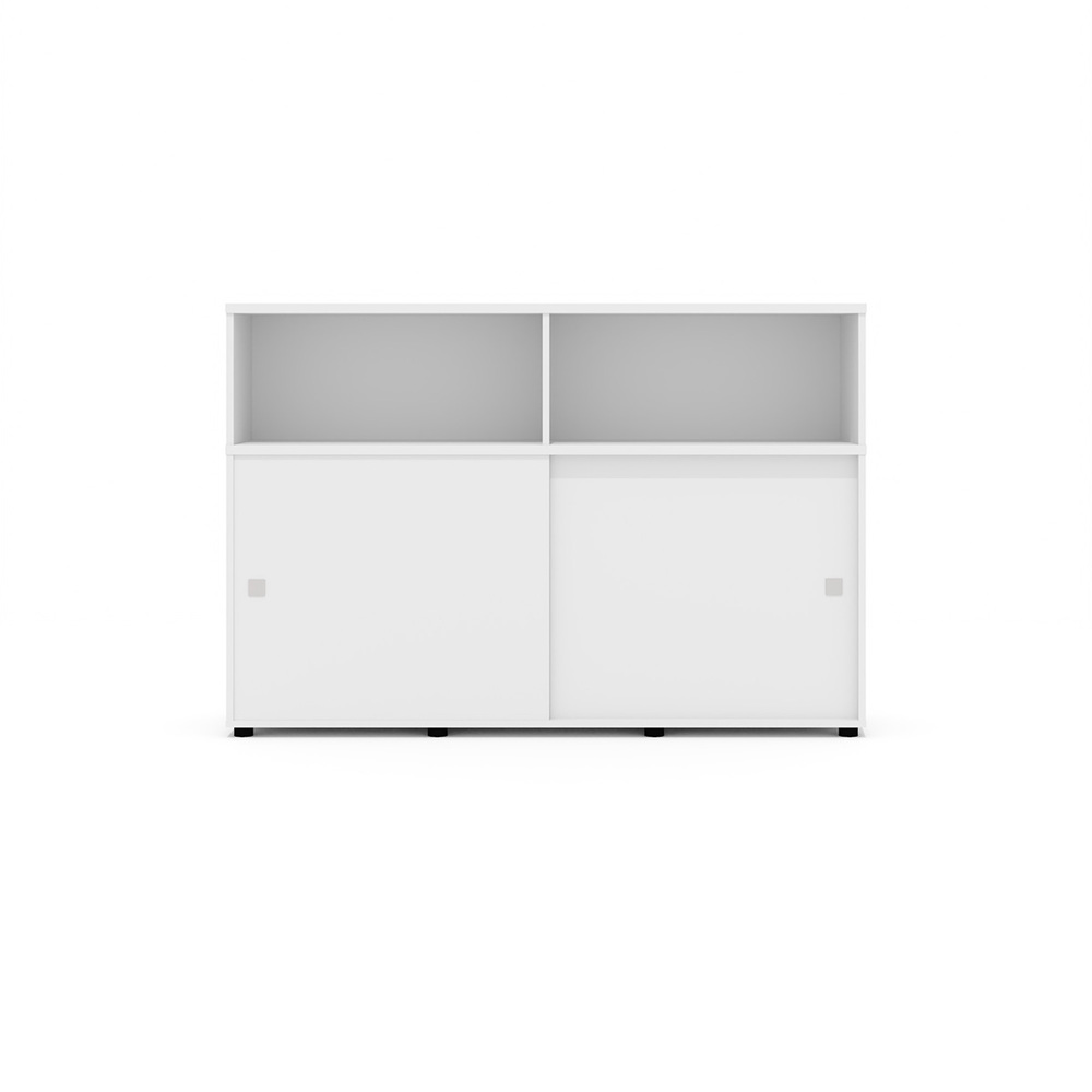 Объединяющая тумба-купе с полками