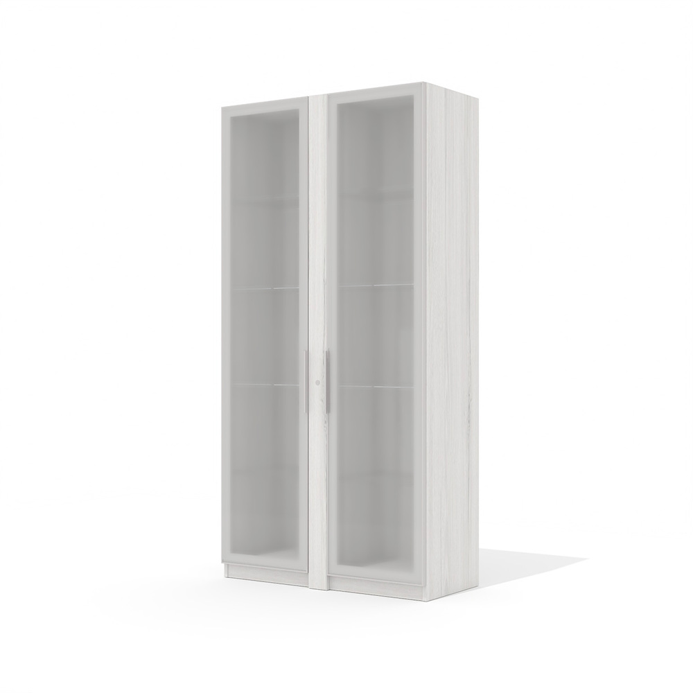 Шкаф со стеклянными дверьми 