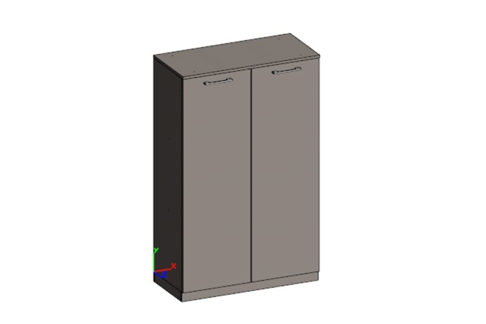 Шкаф средний универсальный (двери ЛДСП)