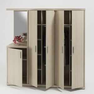 Сборный шкаф с зеркалом